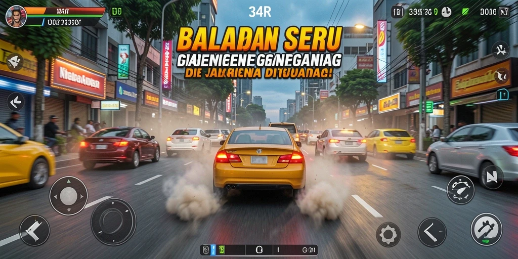 Gameplay Racing yang menegangkan dengan grafis yang memukau.