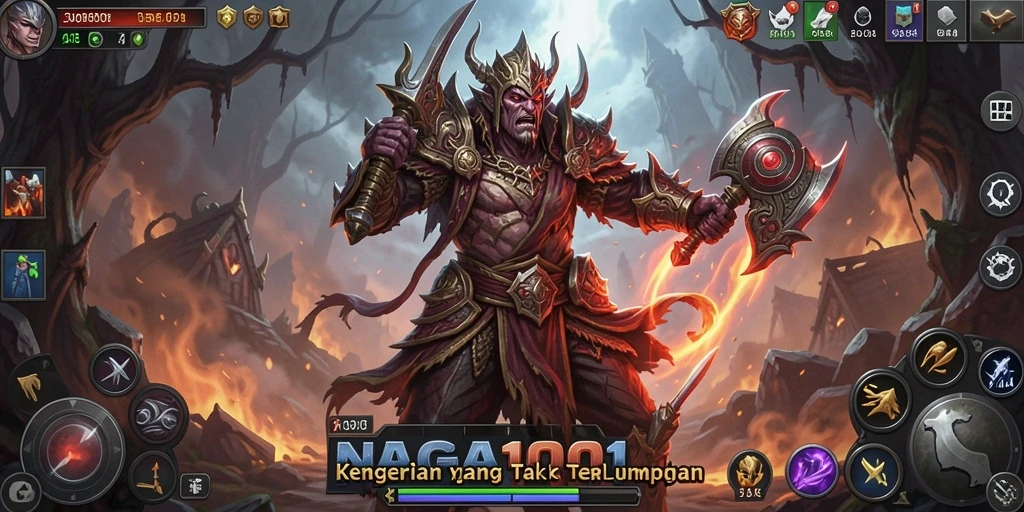 Screenshot menakutkan dari gameplay NAGA1001 yang menggugah ketakutan.